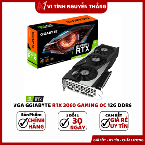 Card màn hình Gigabyte RTX 3060 GAMING OC 12GD-V2