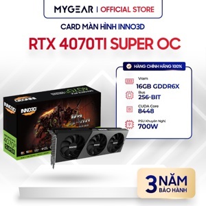 Card màn hình Inno3D Geforce RTX 4070Ti X3 OC 12GB GDDR6X