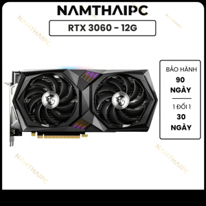 Card màn hình MSI GeForce RTX 3060 GAMING X 12G V2