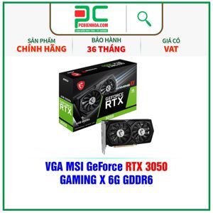 Card màn hình MSI GeForce RTX 3050 GAMING X 8G