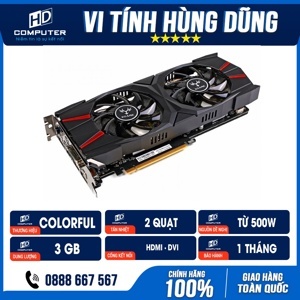 Card màn hình MSI GTX 1060 GAMING X 3G (NVIDIA Geforce/ 3Gb/ DDR5/ 192Bit)