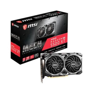 Card màn hình MSI RX 5500 XT MECH OC (8GB GDDR6, 128-bit, HDMI+DP, 1×8-pin)