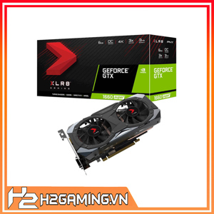 Card màn hình PNY GTX 1660 Super-6GB XLR8 GAMING Overclocked Edition (6GB GDDR6, 192-bit, HDMI+DP, 1x8-pin)