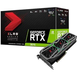 Card màn hình PNY RTX 3070 8GB REVEL EPIC-X RGB Triple Fan Edition LHR (VCG30708LTFXPPB)
