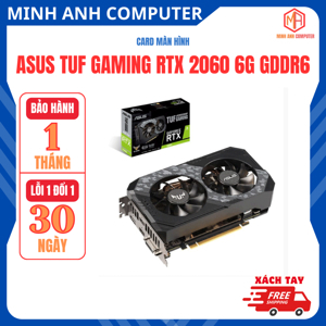 Card màn hình Vga Asus Tuf Gaming Geforce Rtx 2060 6Gb Gddr6 (Tuf-Rtx2060-6G-Gaming)