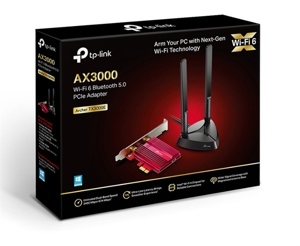 Card mạng không dây TP-Link Archer TX3000E (PCI-Express Wi-Fi 6 và Bluetooth 5.0)