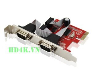 Card PCI-E to RS232 2 Port Unitek Y-7504