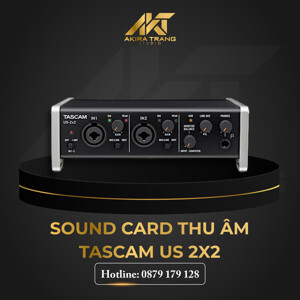 Card sound thu âm Tascam US 2x2