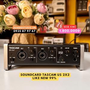 Card sound thu âm Tascam US 2x2