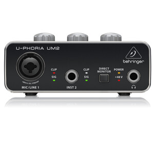 Card Sound USB thu âm Behringer U-Phoria UM2