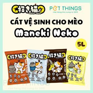 Cát vệ sinh cho mèo Maneki Neko Cat Litter - 5L