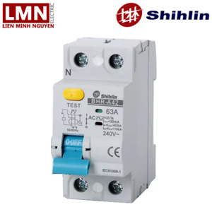 Cầu dao 2P 25A 30mA Shihlin BHR-A 2P