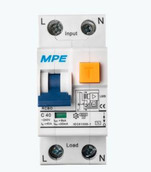 Cầu dao bảo vệ dòng rò - quá tải RCBO-30/240 MPE