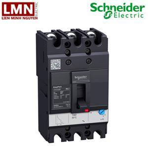 Cầu dao CB khối bảo vệ quá tải MCCB 3P 100A Schneider LV516461