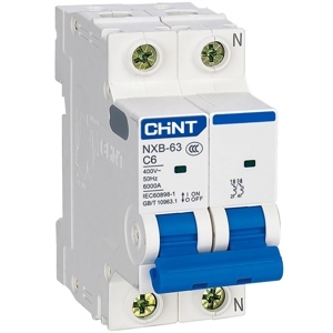 Cầu dao Chint NXB-63 2P C6 6kA