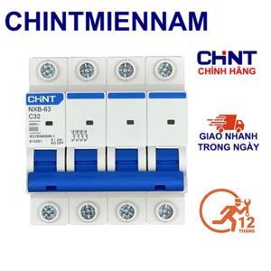 Cầu dao Chint NXB-63 4P C32 6kA