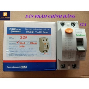 Cầu dao chống giật 2 cực 32A VLL45N/2032/030