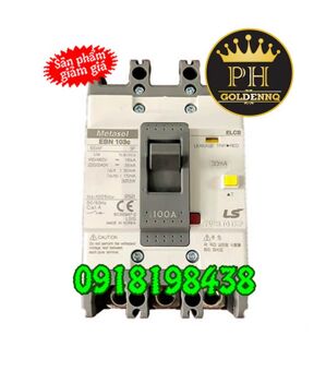 Cầu dao chống giật LS EBN103c - 100A 30mA 18kA 3P