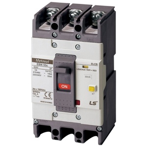 Cầu dao chống giật LS EBN53c - 15A 30mA 14kA 3P