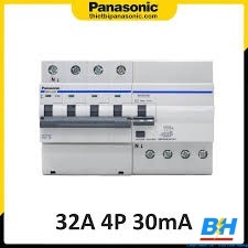 Cầu dao chống giật RCBO Panasonic BBDE43234CNV - 32A, 4Pha