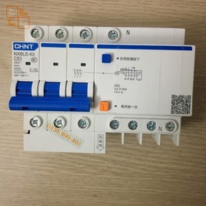 Cầu dao chồng rò/quá tải Chint NXBLE-63 3P+N C63 30mA