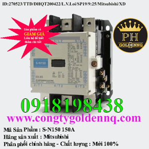 Cầu dao Contactor Mitsubichi S-N150 AC500V