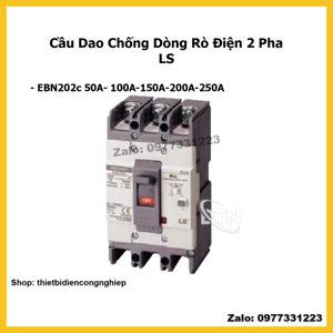 Cầu dao ELCB LS EBN202c - 150A, 65kA, 2P