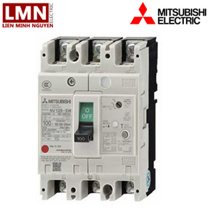 Cầu dao ELCB Mitsubishi NV125-HEV 125A - 1.2.500mA 75kA 4P