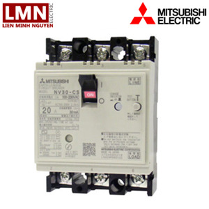 Cầu dao ELCB Mitsubishi NV30-CS - 15A 2.5kA 30mA 3P