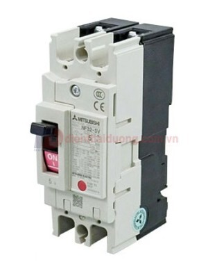 Cầu dao ELCB Mitsubishi NF32-SV - 20A 7.5kA 2P