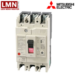 Cầu dao ELCB Mitsubishi NV63-CV - 40A 1.2.500mA 5kA 3P