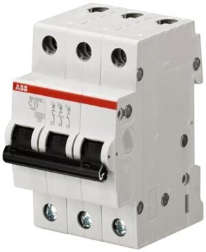 Cầu dao MCB ABB S203P-C25 25KA 20A 3P