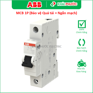 Cầu dao MCB ABB SH201-C25 - 6KA 25A 1P