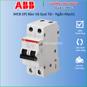Cầu dao MCB ABB SH202-C63 - 6KA 63A 2P