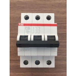 Cầu dao MCB ABB SH203-C50 - 6KA 50A 3P