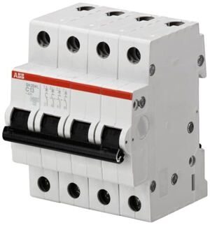 Cầu dao MCB ABB SH204L-C10 - 4.5KA 10A 4P