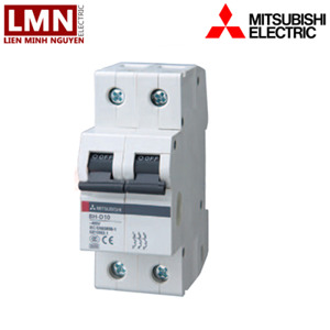 Cầu dao MCB Mitsubishi BH-D10 C N - 10A 10kA 2P