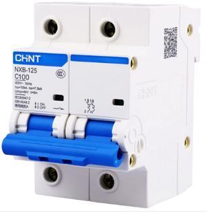 Cầu dao MCB Chint NXB-125 - 100A 10kA 2P