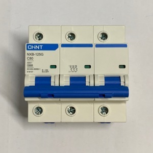 Cầu dao MCB Chint NXB-125 - 80A 10kA 3P