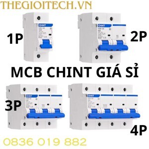 Cầu dao MCB Chint NXB-63 - 10A 6KA 1P