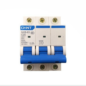 Cầu dao MCB Chint NXB-63 - 20A 6KA 3P