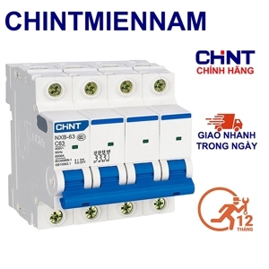 Cầu dao MCB Chint NXB-63 - 32A 6KA 4P