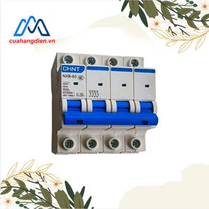 Cầu dao MCB Chint NXB-63 - 4P 10A 6kA