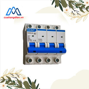 Cầu dao MCB Chint NXB-63 - 50A 6KA 4P
