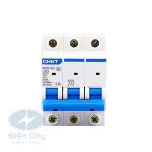 Cầu dao MCB Chint NXB-63 - 63A 6KA 3P