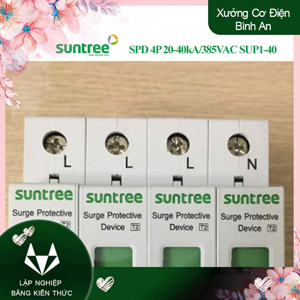 Cầu dao MCB chống sét Suntree SUP1-40 40kA 4P