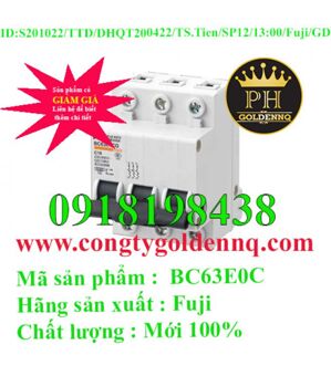 Cầu dao MCB Fuji BC63E0C - 25A 10kA 3P