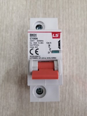 Cầu dao MCB LS BKH - 100A 10kA 1P