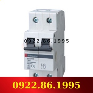 Cầu dao MCB Mitsubishi BH-D10 2P 0.5A TYPE C N