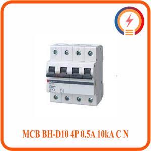 Cầu dao MCB Mitsubishi BH-D10 4P 0.5A TYPE C N